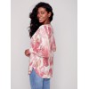 Printed Plush Knit Sweater - Orchid Printed Plush Knit Sweater - Orchid