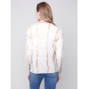 Printed V-Neck Sweater - Light Gray Printed V-Neck Sweater - Light Gray