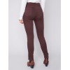Pull-On Twill Pants with Snap Button Hem - Chocolate Pull-On Twill Pants with Snap Button Hem - Chocolate