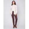 Pull-On Twill Pants with Snap Button Hem - Chocolate Pull-On Twill Pants with Snap Button Hem - Chocolate