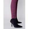 Pull-On Twill Pants with Snap Button Hem - Port Pull-On Twill Pants with Snap Button Hem - Port
