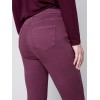 Pull-On Twill Pants with Snap Button Hem - Port Pull-On Twill Pants with Snap Button Hem - Port