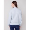 Quarter Zip Funnel Neck Sweater - Snowflake Quarter Zip Funnel Neck Sweater - Snowflake