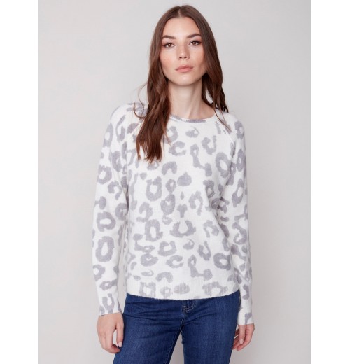 Reversible Animal Print Sweater - Animal Reversible Animal Print Sweater - Animal
