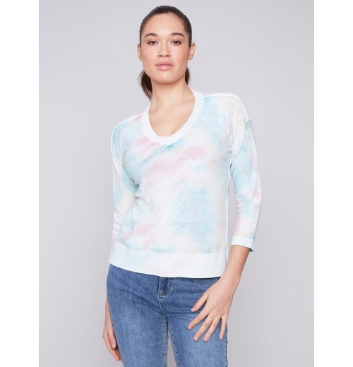 Reversible Cotton Sweater - Multicolor Reversible Cotton Sweater - Multicolor