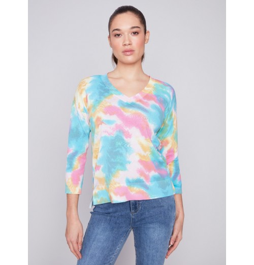 Reversible Cotton Sweater - Multicolor Reversible Cotton Sweater - Multicolor