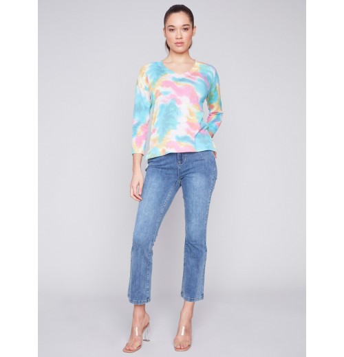 Reversible Cotton Sweater - Multicolor Reversible Cotton Sweater - Multicolor