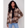 Reversible Plaid Jacket - Truffle Reversible Plaid Jacket - Truffle