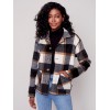 Reversible Plaid Jacket - Truffle Reversible Plaid Jacket - Truffle