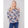 Reversible Printed Crew Neck Sweater - Truffle Reversible Printed Crew Neck Sweater - Truffle