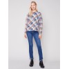 Reversible Printed Crew Neck Sweater - Truffle Reversible Printed Crew Neck Sweater - Truffle