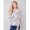 Reversible Printed Crew Neck Sweater - Truffle Reversible Printed Crew Neck Sweater - Truffle