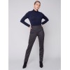 Reversible Printed Ponte Pants - Chocolate Reversible Printed Ponte Pants - Chocolate