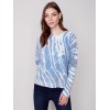 Reversible Printed Sweater - Denim Reversible Printed Sweater - Denim