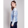 Reversible Printed Sweater - Denim Reversible Printed Sweater - Denim