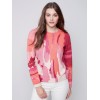 Reversible Printed Sweater - Orchid Reversible Printed Sweater - Orchid