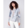 Reversible Printed Sweater with Frayed Edge - Truffle Reversible Printed Sweater with Frayed Edge - Truffle