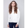 Satin and Jersey Knit Top - Ecru Satin and Jersey Knit Top - Ecru