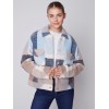 Short Plaid Boiled Wool Jacket - Snowflake Short Plaid Boiled Wool Jacket - Snowflake