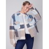 Short Plaid Boiled Wool Jacket - Snowflake Short Plaid Boiled Wool Jacket - Snowflake