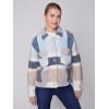 Short Plaid Boiled Wool Jacket - Snowflake Short Plaid Boiled Wool Jacket - Snowflake