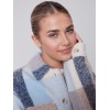 Short Plaid Boiled Wool Jacket - Snowflake Short Plaid Boiled Wool Jacket - Snowflake