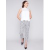 Sleeveless Satin Top - White Sleeveless Satin Top - White