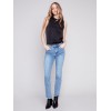 Sleeveless Satin Top - Black Sleeveless Satin Top - Black