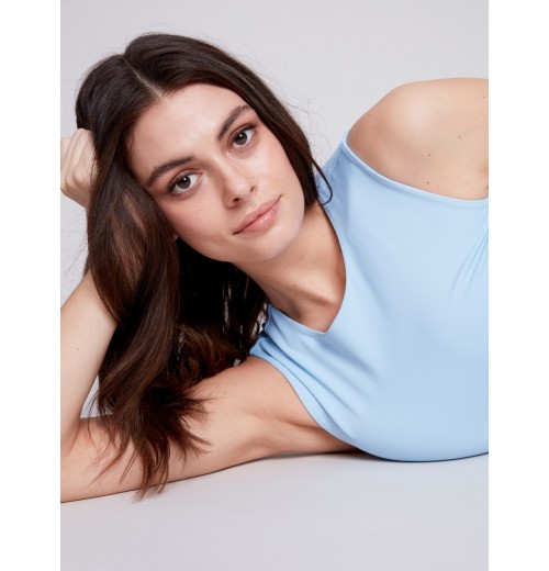 Sleeveless Super Stretch Top - Sky Sleeveless Super Stretch Top - Sky