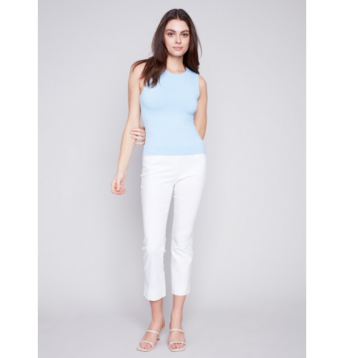 Sleeveless Super Stretch Top - Sky Sleeveless Super Stretch Top - Sky