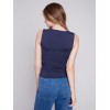Sleeveless Super Stretch Top - Navy Sleeveless Super Stretch Top - Navy
