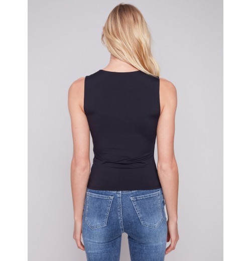 Sleeveless Super Stretch Top - Black Sleeveless Super Stretch Top - Black