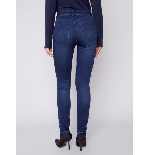 Soft Stretch Skinny Jeans - Blue Black Soft Stretch Skinny Jeans - Blue Black