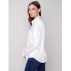 Solid Gutsy Satin Shirt - Ecru Solid Gutsy Satin Shirt - Ecru