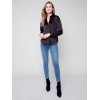 Solid Gutsy Satin Shirt - Black Solid Gutsy Satin Shirt - Black