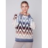 Space Dye Knit Sweater - Denim Space Dye Knit Sweater - Denim