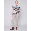 Space Dye Knit Sweater - Denim Space Dye Knit Sweater - Denim