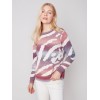 Space Dye Knit Sweater - Ruby Space Dye Knit Sweater - Ruby
