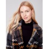 Straight Cut Bouclé Knit Coat - Gold Straight Cut Bouclé Knit Coat - Gold