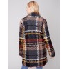 Straight Cut Bouclé Knit Coat - Gold Straight Cut Bouclé Knit Coat - Gold