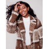 Straight Cut Bouclé Knit Coat - Powder Straight Cut Bouclé Knit Coat - Powder