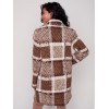 Straight Cut Bouclé Knit Coat - Powder Straight Cut Bouclé Knit Coat - Powder