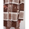 Straight Cut Bouclé Knit Coat - Powder Straight Cut Bouclé Knit Coat - Powder
