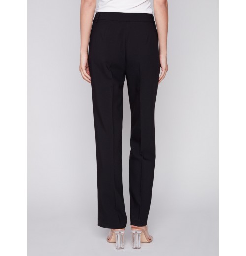 Straight Leg Pants - Black Straight Leg Pants - Black