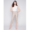 Stretch Pull-On Capri Pants - Greige Stretch Pull-On Capri Pants - Greige