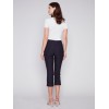 Stretch Pull-On Capri Pants - Navy Stretch Pull-On Capri Pants - Navy