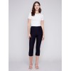Stretch Pull-On Capri Pants - Black Stretch Pull-On Capri Pants - Black