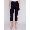 Stretch Pull-On Capri Pants - Black Stretch Pull-On Capri Pants - Black
