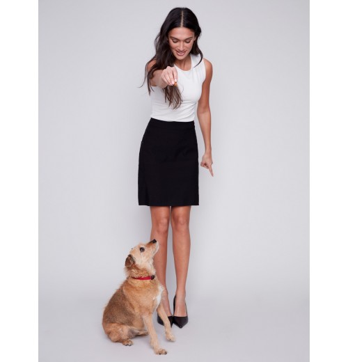 Stretch Skort - Black Stretch Skort - Black