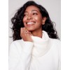 Sweater with Removable Scarf - Ecru Sweater with Removable Scarf - Ecru